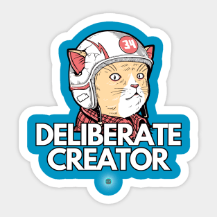 DELIBERATE CREATOR CAT Sticker